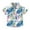 White N, variant on Tranfacy Unisex Kids 2-15 Years Summer Shirt Short Sleeve Collared Hawaiian Print Pocket Casual Tops
