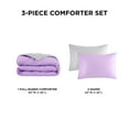 thumbnail image 6 of Comfort Spaces Full/Queen Size Comforter Sets, 3-Piece Reversible Bedding Set, Comforter Bed Set, Lavender, 6 of 8