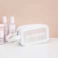 thumbnail image 4 of Bolsas de cosméticos transparentes Bolsa de maquillaje a prueba de agua de PVC Portátil de viaje yeacher  Bolso de Cosméticos, 4 of 7