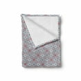 thumbnail image 2 of Mosaic Soft Flannel Fleece Blanket, Abstract Composition with Blooming Foliage Leaves Portuguese Azulejo Style Tile Art, Cozy Plush for Indoor and Outdoor Use, 70" x 90", Multicolor, by Ambesonne, 2 of 6