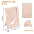 thumbnail image 2 of Uxcell 3 Pcs Mini Picture Frames 2.4 x 3.5 Inch Rectangle Photo Frame, Pink, 2 of 5