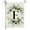E, variant on JikouIivo Monogram Letter A Garden Flag Floral 12x18 Inch Double Sided for Outside Small Burlap Family Last Name Initial Yard Flag