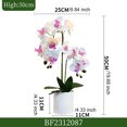 thumbnail image 3 of Yuarrent ABS No se requiere riego Planta artificial para una fácil decoración del hogar Buena sensación de mano Bonsai BF2312087 Type2 NO2, 3 of 6