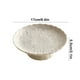 thumbnail image 3 of Frutero de cerámica con patas altas | Bandeja para postres y aperitivos | Acabado azul o blanco brillante | Plato cuadrado de 17 x 17 cm, 3 of 6