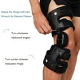 thumbnail image 3 of Orthomen OA Unloader Knee Brace, Arthritis Pain Relief, Osteoarthritis, Bone on Bone Knee Joint Pain (Black, Right), 3 of 7