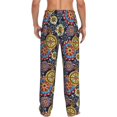 thumbnail image 7 of Salouo Colorful Compasses Print Pajama Pants for Men, Lounge Pants Elastic Waistband Casual Men's sleepwear Loungewear Sleep Pajama Pant -X-Large, 7 of 7