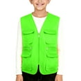 thumbnail image 1 of Travel for Kids, Solid Color Volunteer Travel Multi Pocket Top, Kids Waistcoat, 1 of 4