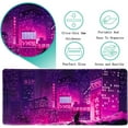 thumbnail image 6 of XXL Extended Purple Mouse Pad Japanese Anime Gaming Desk Pads City Night View Large Desktop Mouse Mat Rectangle Keyboard Mousepad with Non-Slip Base(Size:35.4x15.7in), 6 of 6