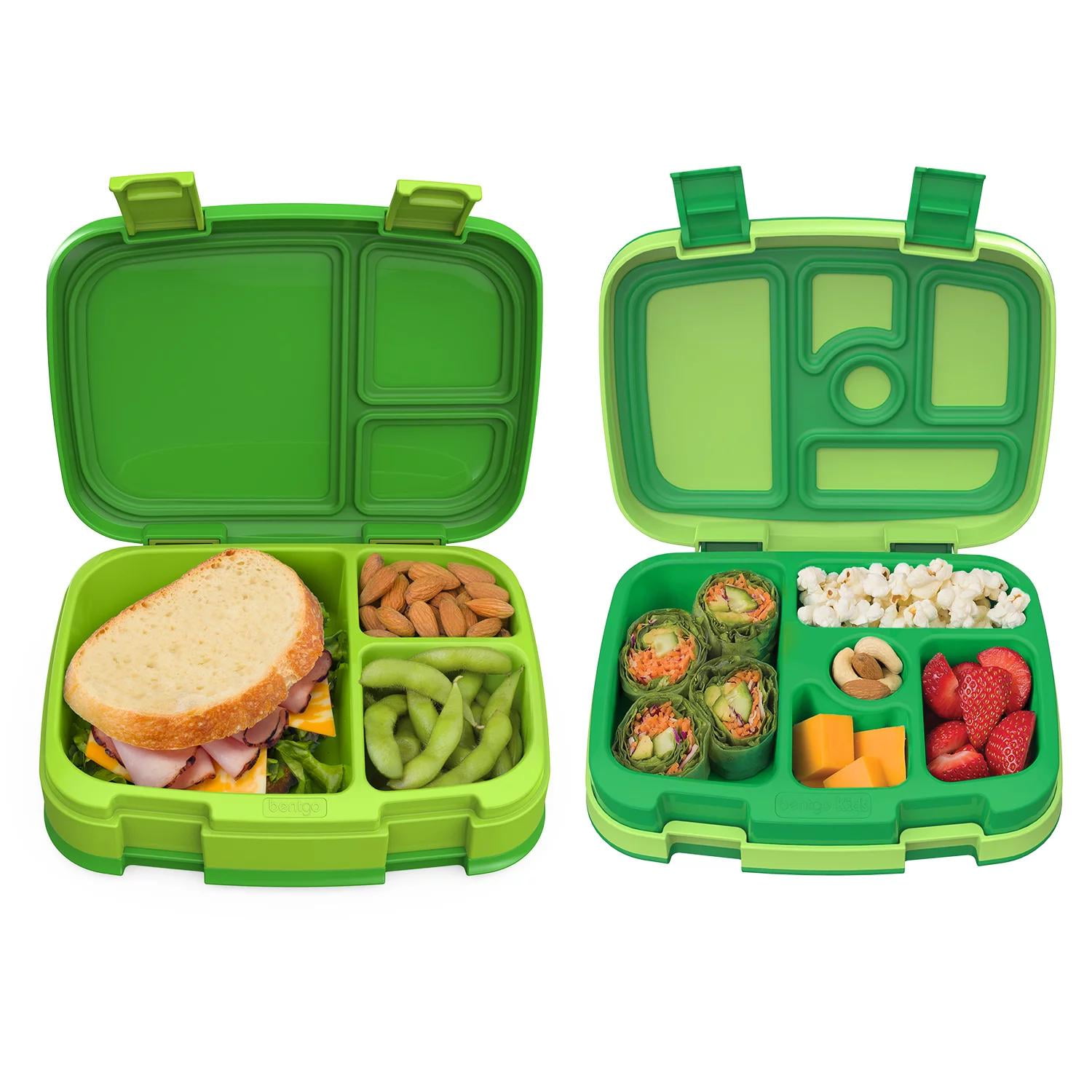 Bentgo Deluxe 4-Piece Lunch Set | Bento Box Lunch Set Khaki Green