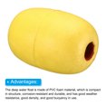 thumbnail image 4 of Unique Bargains 7.87' x 5.91' Rope Float Buoy, 1900g Deep Water Floats Rope Float Buoy, Yellow, 4 of 5