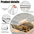 thumbnail image 6 of Renewold Waterproof ATV Seat Cover 25.2x10 Inch, Universal 4 Wheeler Seat Cover Stretch Fit for Honda/Yamaha/Polaris, Elastic Edge Mud Protector, Heavy Duty, Highland Cow Sunflower Leopard Print, 6 of 7