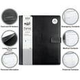thumbnail image 2 of See it Bigger Monthly Weekly Padfolio Planner (10″ x 6″) Large Black, 15 month, Apr 2025-Jun 2026, 2 of 8