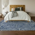 thumbnail image 6 of Addison Rugs Mayfield Washable Traditional Paisley Navy Rectangle Rug, 2'6" x 3'10", 6 of 6