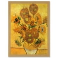 thumbnail image 1 of Painting Van Gogh Still Life Vase Fifteen Sunflowers A4 Artwork Framed Wall Art Print, 1 of 4