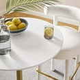 thumbnail image 6 of Lippa 28" Round Wood Top Bar Table, 6 of 6