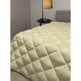 thumbnail image 2 of Floral Down Alternative Comforter, White Camomiles Pink Flowers Nature Symmetry Pattern, Microfiber Quilt for All Season, 5 Sizes, Pink Yellow, by Ambesonne, 2 of 3