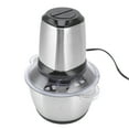thumbnail image 1 of Food Processors, 350w 8 Cups 2L Dishwasher Safe Meat Grinder Electric Stainless Steel Small Meat Blender Food Chopper With 2 Levels Braking Function Fit For Meat And Vegetables, 1 of 8