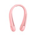 thumbnail image 2 of Teissuly Clearance Bladeless Neck Fans, Leafless Hanging Neck Fans, 3 Speeds, Portable Fans Strong Wind, No Hair Twisting, Short Charging, Long Use Time(Pink, ) Teissuly WER2023081600106, 2 of 8