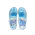 thumbnail image 2 of Leeye Girls' Glitter Jelly Mary Jane Shoes, Flat Heel, Medium Width, Perfer for Playdate Beach Trip & Summer Adventures, Blue, 2.5-3 Years (Toddler Girls'), 2 of 6