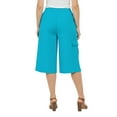 thumbnail image 4 of Turtle Bay New York Women's Calcutta Split Skirt in 100% cotton with Cargo Pocket, 4 of 8