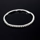 thumbnail image 3 of Pulsera tobillera de cristal elástica con diamantes de fila de diamantes flash europea y americana multicapa opcional oro plateado, 3 of 6