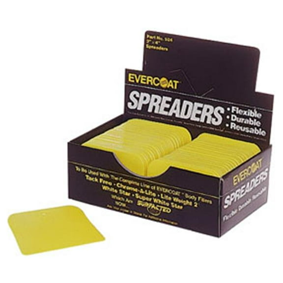 Fibre Glass-Evercoat FIB-524 Plastic Spreaders, 3 In. X 4 In.