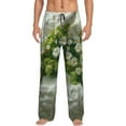 thumbnail image 1 of Fotbe Nature Hand Daisies Art Pantalones de Pijama para Hombre, Pantalones de Dormir, Pantalones de Casa con Cintura Ajustable y Bolsillos-X-Large, 1 of 6