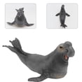 thumbnail image 6 of 1pc Simulation Animal Model Elephant Seal Children's Edcational Toy (Dark Gray), 6 of 6