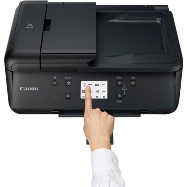 Canon PIXMA TR7520 Wireless Home Office All-in-One Printer with Scanner, Copier & Fax (2232C002) CLI-281 Black Ink Tank, Corel Paint Shop Pro X9 Digital Download & Speed 6-foot USB Printer Cable -