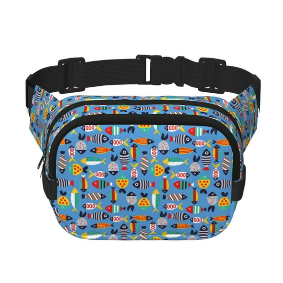 Gaeub Cute Flat Fish print Collapsible Cooler Bag Insulated,Leakproof Food Bag for Hot or Cold Food Delivery,Travel Insulated Bag, or Beach Cooler Bags