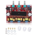thumbnail image 1 of Placa amplificadora de potencia digital XHM139 TPA3116D2, 2 x 50 W + 100 W, módulo amplificador de potencia de 2.1 canales, 1224 V, 1 of 14