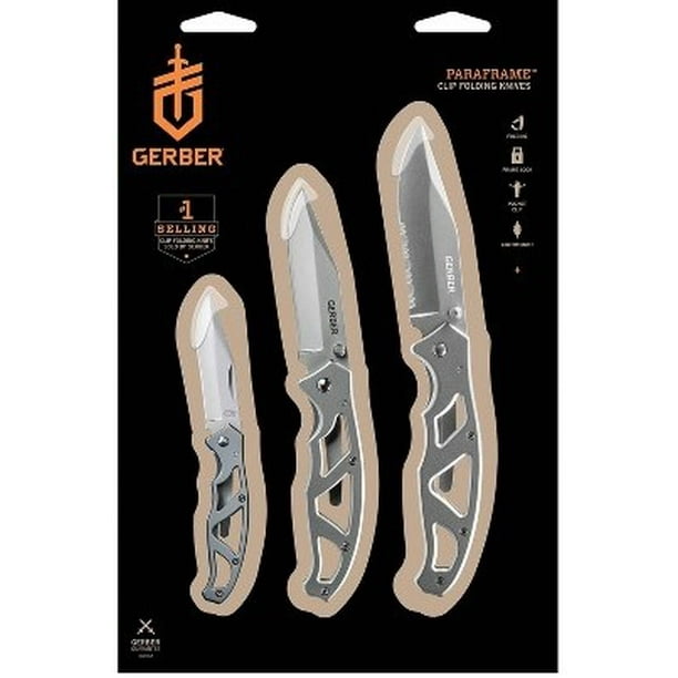 Gerber 3pc Knife Set - Walmart.com
