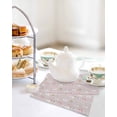 thumbnail image 4 of Easter Bunny Kitchen Dish Towels for Drying Dishes Set of 2, Spring Carrots Cute Rabbit Pink Love Heart Gifts Waffle Weave Microfiber Hand Tea Bathroom Towels Quick Dry & Absorbent Towel 12x12, 4 of 7