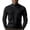 Black, variant on Men's Turtleneck Sweater Long Sleeve Ribbed Knit Pullover Slim Fit Casual Top