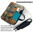 thumbnail image 2 of Lsque Charming Daisy Bouquet Art Pattern Laptop Bag – Portable & Slim Single-Shoulder Computer Case with Adjustable Strap, Protective, Lightweight for 13”/14”/15.6” Laptops, 2 of 8