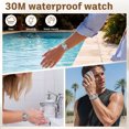 thumbnail image 4 of SKMEI Watches for Women Outdoor Sport Digital Watch Waterproof Chronograph Unisex Womens Wristwatch with Alarm/LED Backlight, 4 of 11