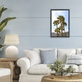 thumbnail image 2 of Stupell Industries Vertical Mountain Palms Black Framed Floater Canvas Wall Art design by Natalie Carpentieri, 25 x 17, 2 of 9