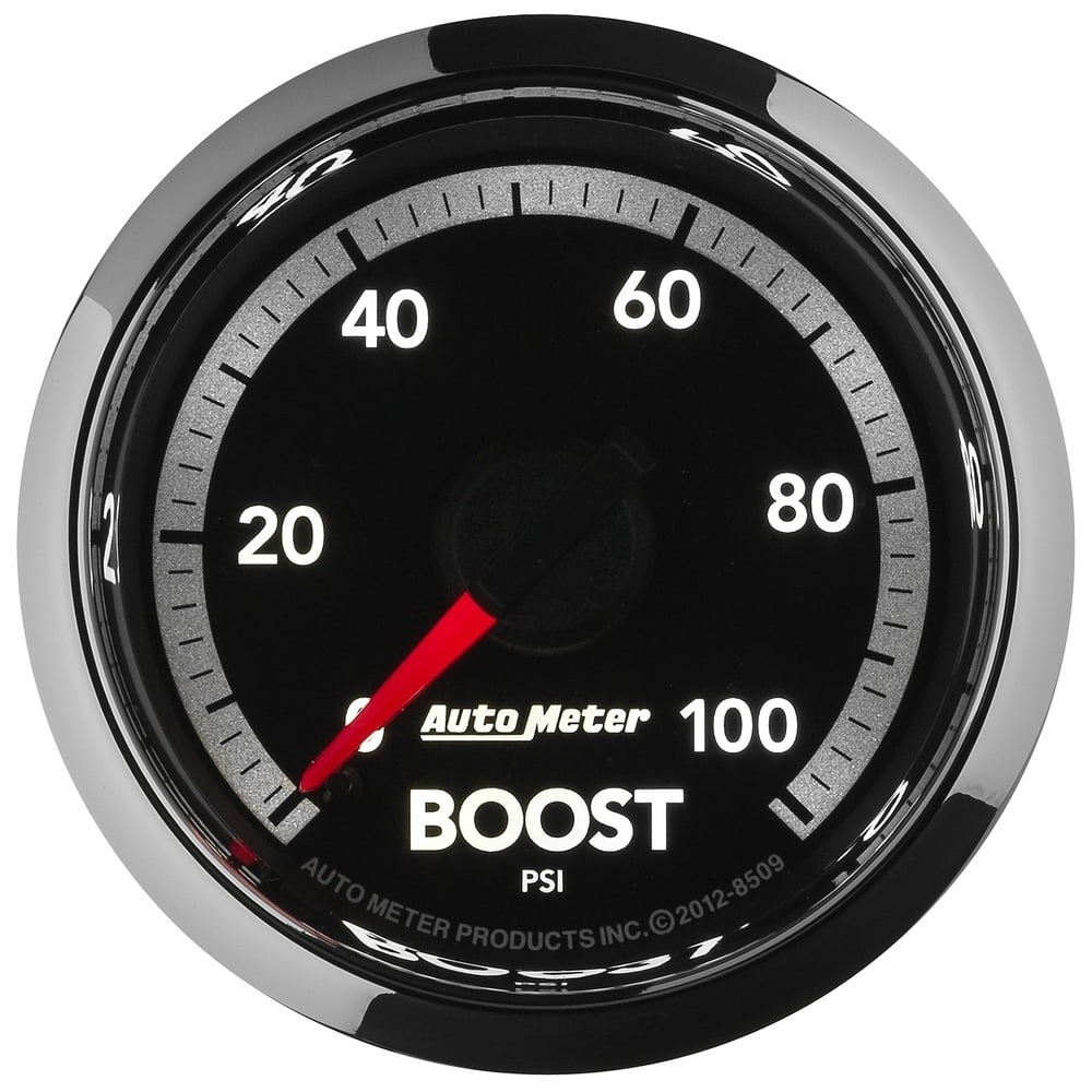Auto Meter 8509 Factory Match 2-1/16" Mechanical Boost Gauge (0-100 PSI, 52.4mm)
