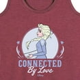 thumbnail image 3 of Disney Frozen 2 - Connected By Love Elsa - Women's Racerback Tank Top, 3 of 5