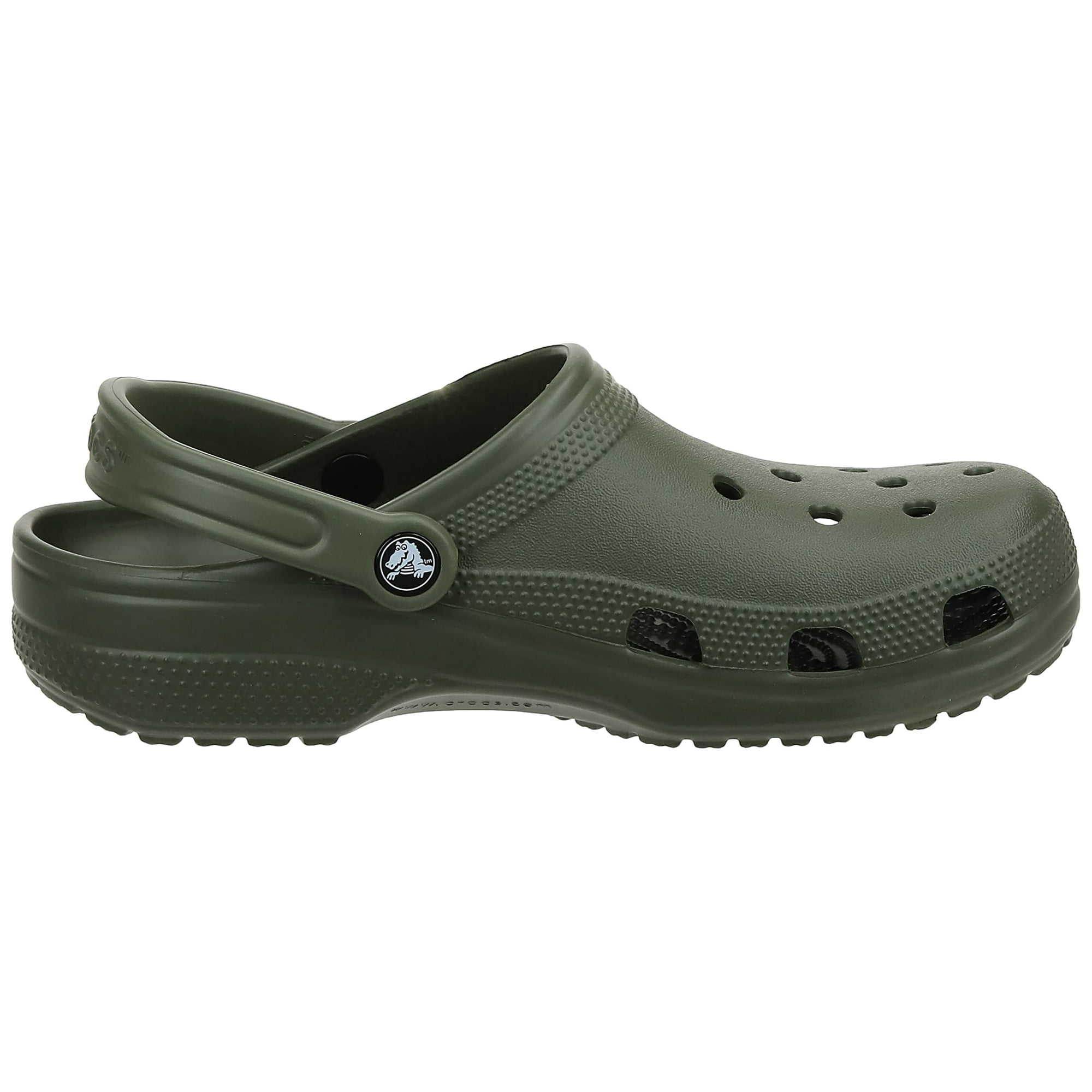 Hunter green crocs sale