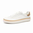 thumbnail image 6 of Men's All-Black Minimalist Mixed-Material Sneakers, Casual Monochrome Shoes, 6 of 10