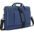 thumbnail image 1 of 15 - 15.6 Inch Laptop Shoulder Bag for Man Work Briefcase Slim Computer Carrying Case Handbag with Shoulder Strap, 1 of 6