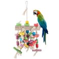 thumbnail image 1 of Parrot Cage Hanging,Wood Parrot Toy Pet Parrot Chewing Toy Parrot Cage Swing High-Precision Functionality, 1 of 8