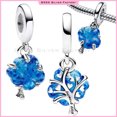 thumbnail image 3 of Charm colgante Fit Pandora Moments Corazón & Perro de plata y circonitas Cristal De Murano Blanco,Redondo Pavé circonitas esterlina Compatible Pulsera & Collar，Regalos de joyas para mujeres, 3 of 4