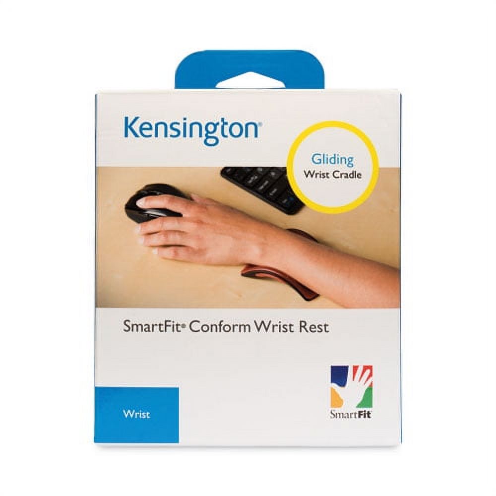 Smartfit Conform Keyboard Wrist Rest, Black | Bundle of 5 Sets