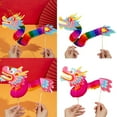 thumbnail image 3 of ZYHARUKO DIY Paper Dragon Puppet Kits Chinese New Year Dragon Dance Toy Paper Dragon Toy for Kids Spring Festival Christmas Gift, 3 of 19