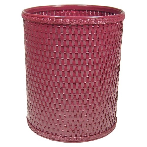 Chelsea Collection Decorator Color Round Wicker Wastebasket - image 5 of 7