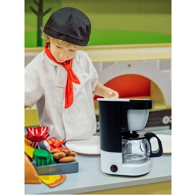 Kids Coffee Maker Mini Dollhouse Coffee Machine Play Kitchen Accessories 