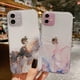 thumbnail image 2 of Funda de teléfono transparente con textura de mármol y acuarela para iPhone 12 11 Pro Max 13 Mini X XR XS Max 7 8 6s Plus SE 2020, funda trasera suave de TPU Tan Jianjun unisex, 2 of 2