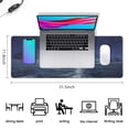 thumbnail image 5 of Epic Gaming with SciFi Space Moon Mouse Pad: Extended Large Size, Stitched Edges, Anti-Slip Base, Ideal Keyboard Desk Pad for Gamers & Home Office, 31.5x11.8 Inch, 5 of 7